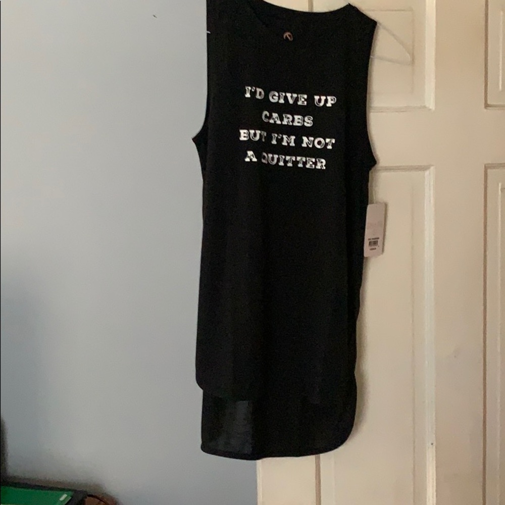 Black tank top by SHAPE activewear size Small